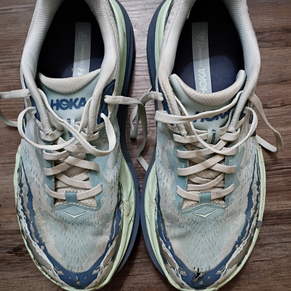 WOMEN'S HOKA ONE ONE STINSON 7 RUNNING/ HIKING SHOES SIZE 10B